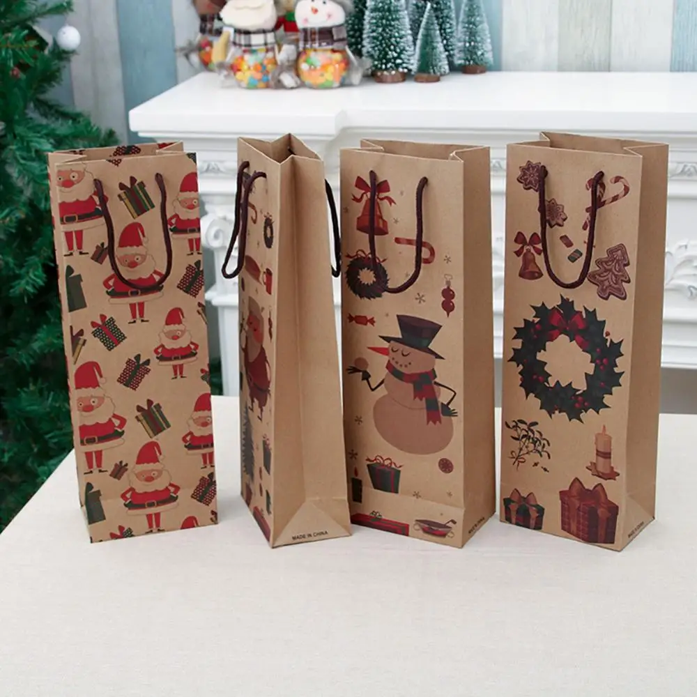 12 шт./упак. с надписью &quotMerry Christmas&quot &quotСнеговик&quot &quotСанта Клаус&quot Упаковочная