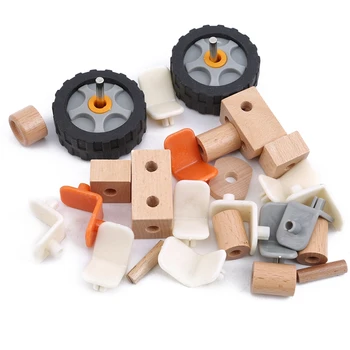 

DIY 3D Wooden Puzzle Educational Toys for Children motorcycle House Model Assembly Toy Gift for Boys Girls