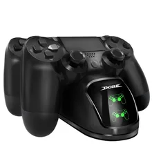 Doca de carregamento rápido controladores duplos carregador estação gamepad suporte base para playstation 4 ps4/pro/magro
