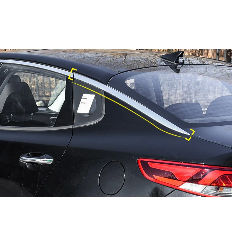 Lsrtw2017 Abs заднее стекло автомобиля Stri отделка автомобильный стиль для Kia K5 Оптима интерьерные аксессуары для формовки