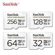 SanDisk – carte mémoire MicroSD SDHC/SDXC C10, 32 go/64 go, 100 mo/s, TF, haute résistance, pour la surveillance vidéo