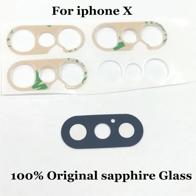 Оригинальная стеклянная крышка для объектива с сапфировым стеклом iPhone X |