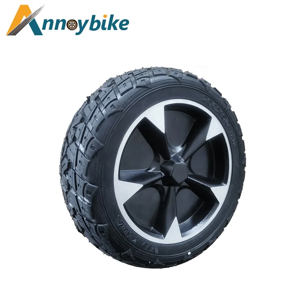 

8 Inch Single Shaft Disc Brake Type Kart Motor Hummer Wheel Brushless DC Motor Solid Tire
