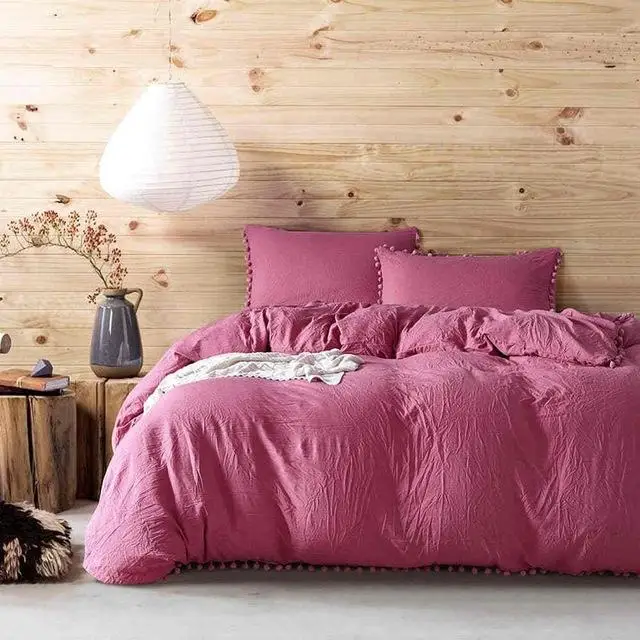 style7 50 пододеяльник Королева Комплект постельного белья королевского размера маленький шарик микрофибра ткань кровать одеяло AB#90 - Цвет: style7