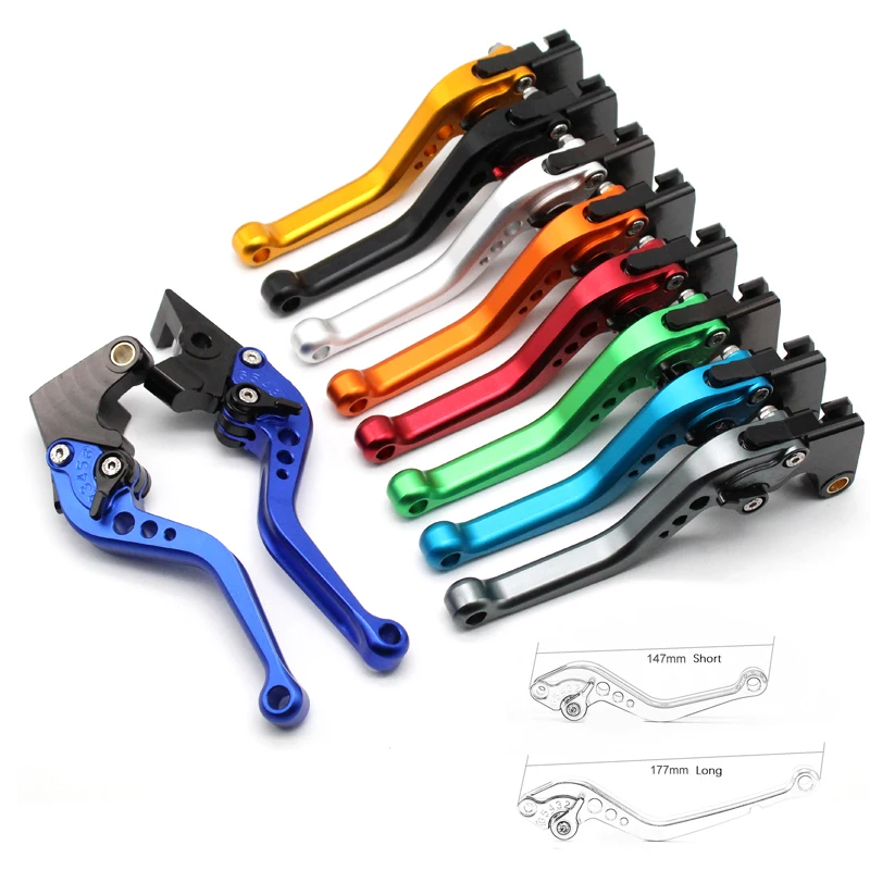 

Short/Long Brake Clutch Levers For YAMAHA FZ1N FZ1S Fazer FZS1000 2001-2005, YZF R1 02-03, YZF R6 1999-04 Motorcycle Accessories