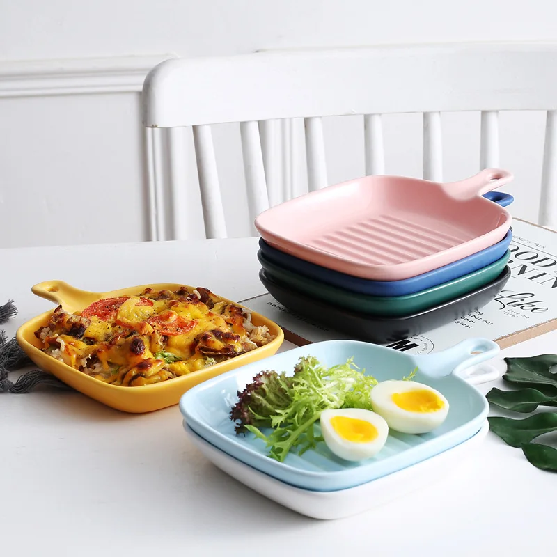 Керамические лотки для хранения в скандинавском стиле, поднос для пасты, тарелка для сыра, тарелка для выпечки, утолщенные декоративные поддоны для кухни, хранение