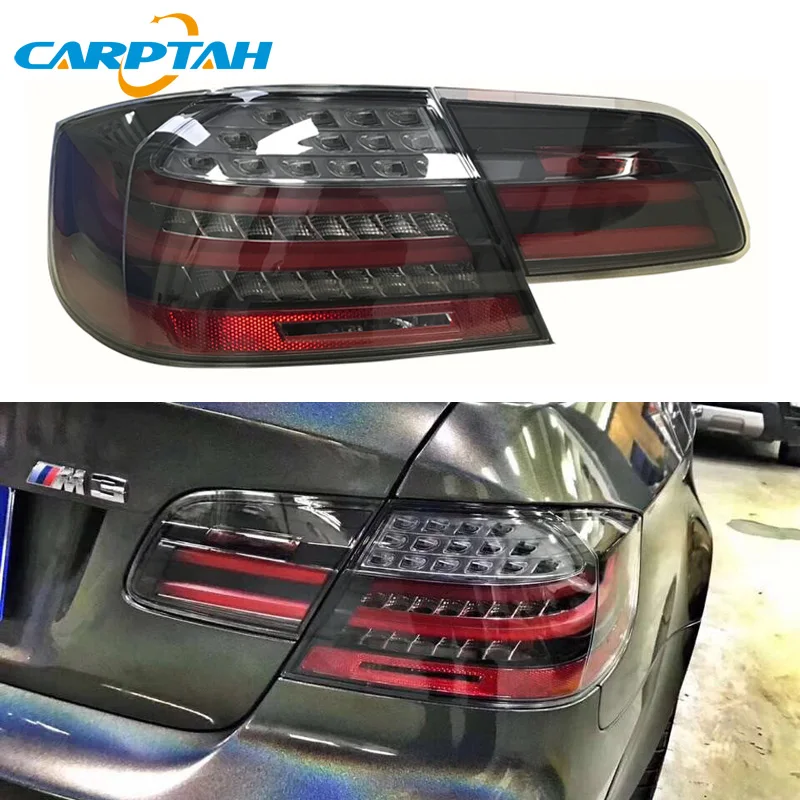 Автомобильный стайлинг задние фары для BMW E92 E93 M3 2008 2012 2013 DRL + динамический сигнал