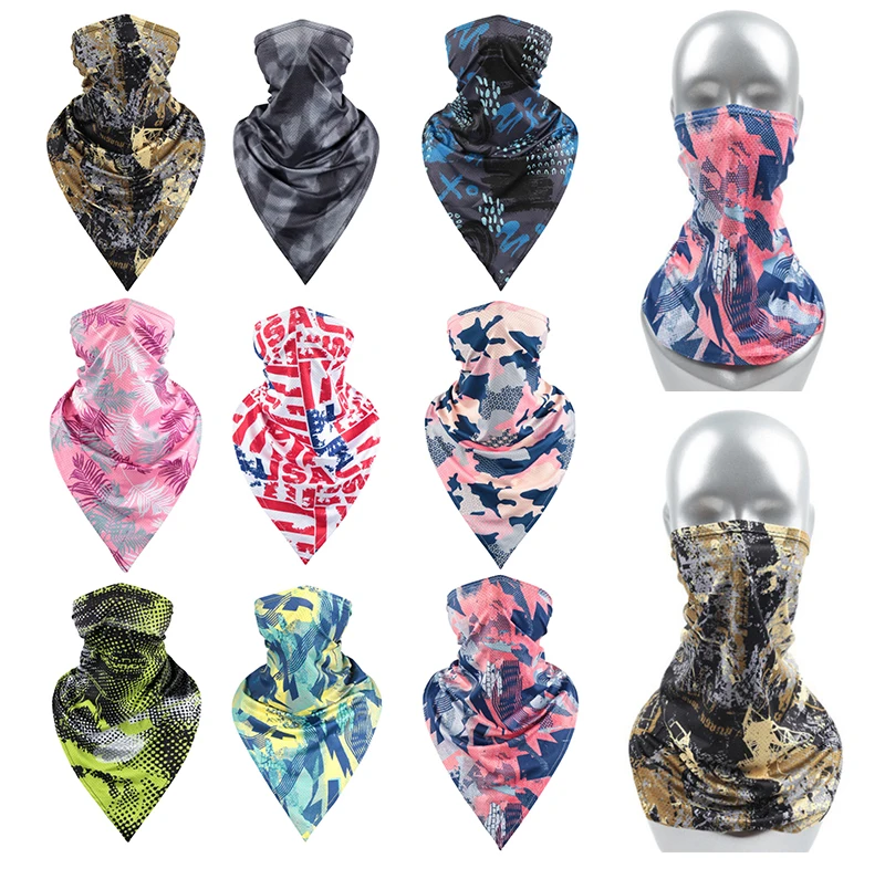 

2020 New Riding Mask Ice Silk Sun Turban Outdoor Sports Bike Motorcycle Dustproof Windproof Neck Cover Magic Headband Protect