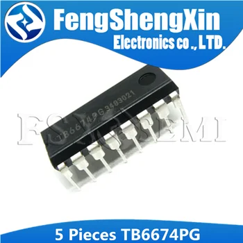 

5PCS TB6674PG DIP-16 TB6674 DIP 6674PG DIP16 BiCD Integrated Circuit Silicon Monolithic