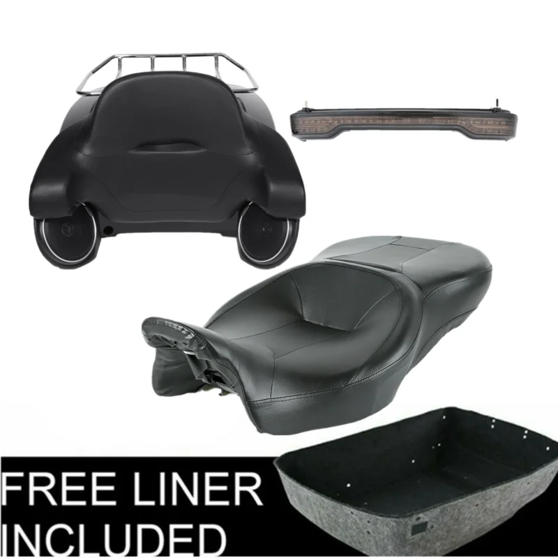 Задний фонарь для динамика багажника мотоцикла сидение водителя Harley Tour Pak Touring 14-Up