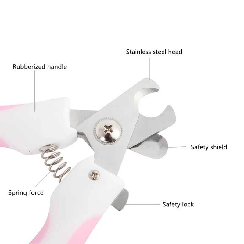 Pet Grooming Tools Stainless Steel Nail Clippers Dogs Cats Nail Scissor Cutter Puppy Kitten Grooming Grinder pet nail clipper pet nail grinder