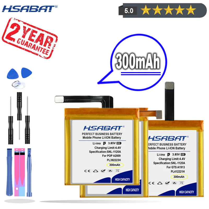 Новое поступление [HSABAT] Аккумулятор для смарт-часов Huami Amazfit GTS A1913 PL412221H / POP A2009