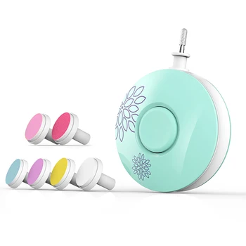 

Professional Machine Electric Nail Drill Buffer File Grinding Portable Adult Baby Equipment Nail Art Kit 7 Tips DIY Tools