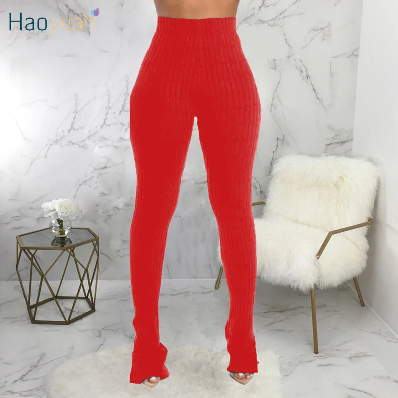 HAOYUAN Sexy Stacked Leggings Fall 