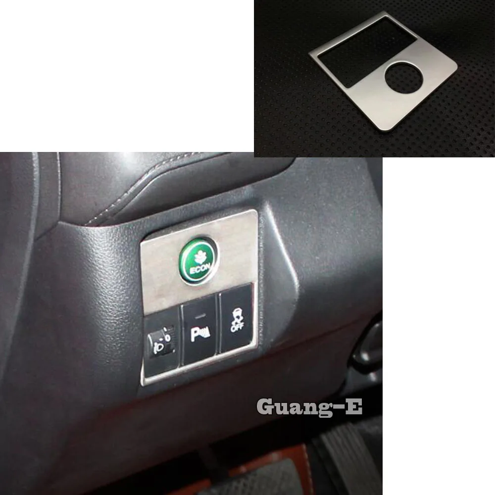

Car Sticker Front Headlight Light Left Center Control Switch Button Trim Frame For Honda HRV HR-V Vezel 2019 2020
