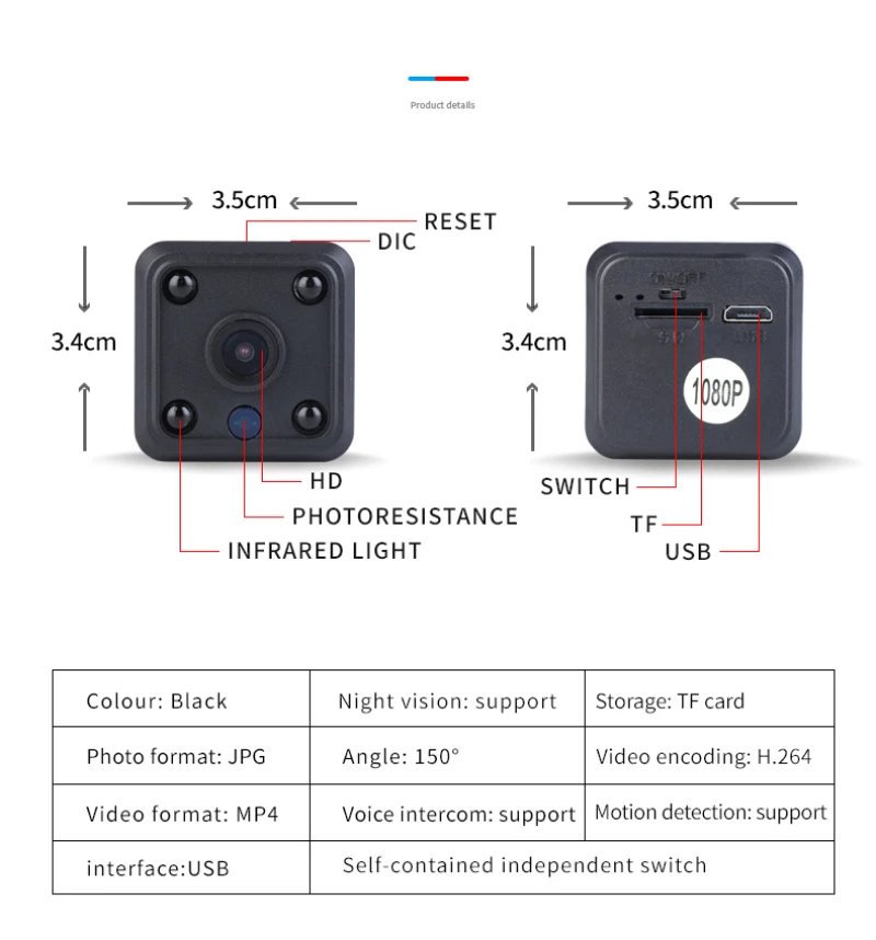 Mr NEW 720P HD Мини PTZ IP камера инфракрасная камера ночного видения беспроводная Wifi мобильный телефон удаленно приложение монитор камера прочная