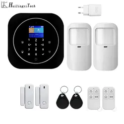 Tuya Wifi Gsm Alarm Security System With Smoke Detector Alexa Compatible App Control Smart Home Safety Alarm Kit