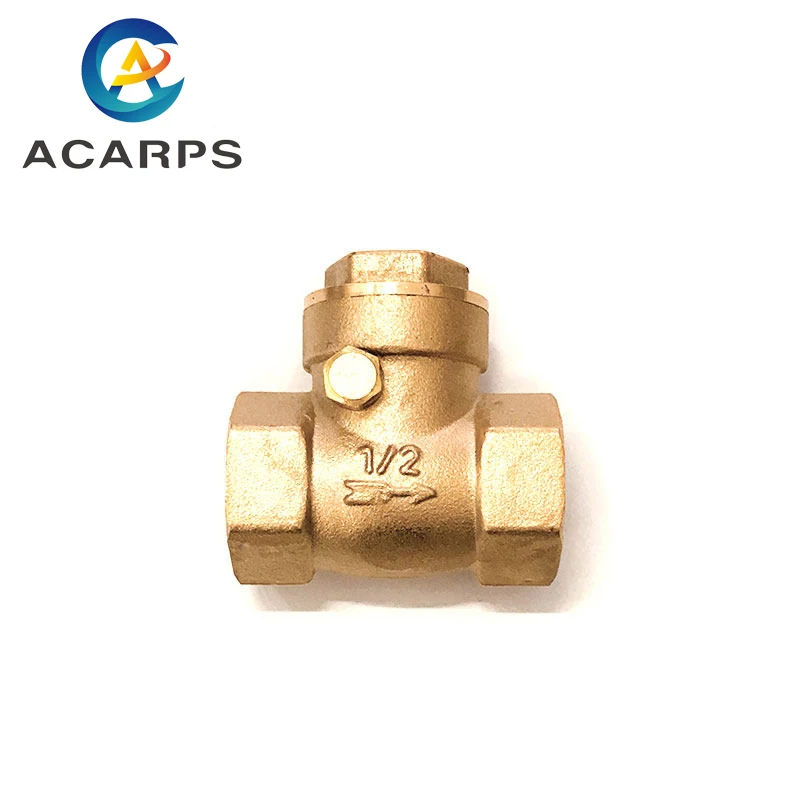 1/2" 3/4" 1" 2" 3" 4" Brass Horizontal Check Valve All Copper Female Thread Check Valve