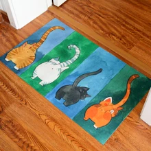 40*60 см, полиэстеровый коврик для пола, нескользящий коврик для ванной комнаты, для дома, Забавный модный домашний декор, Противоскользящий коврик для двери, ковер