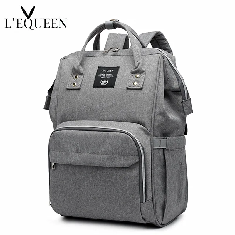 

Lequeen USB Diaper Bag Backpack Baby Bags Nursing Care Maternity Bag Diaper Organizer Waterproof Mummy Bag Backpack for Mom