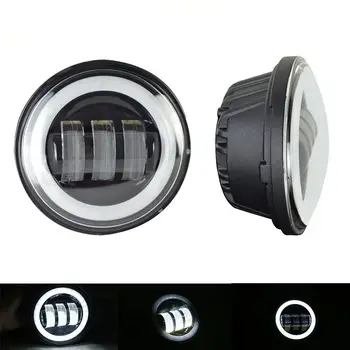 

30W 4.5Inch 6000K 2PCS Motorcycle LED Passing Fog Light for FLSTC Heritage Softail Classic FLHR Road King