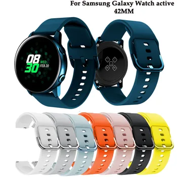 

Silicone Original Watchband for Samsung Galaxy Watch Active Smart Watch Strap For Samsung Galaxy 42mm Watch Replacement Strap