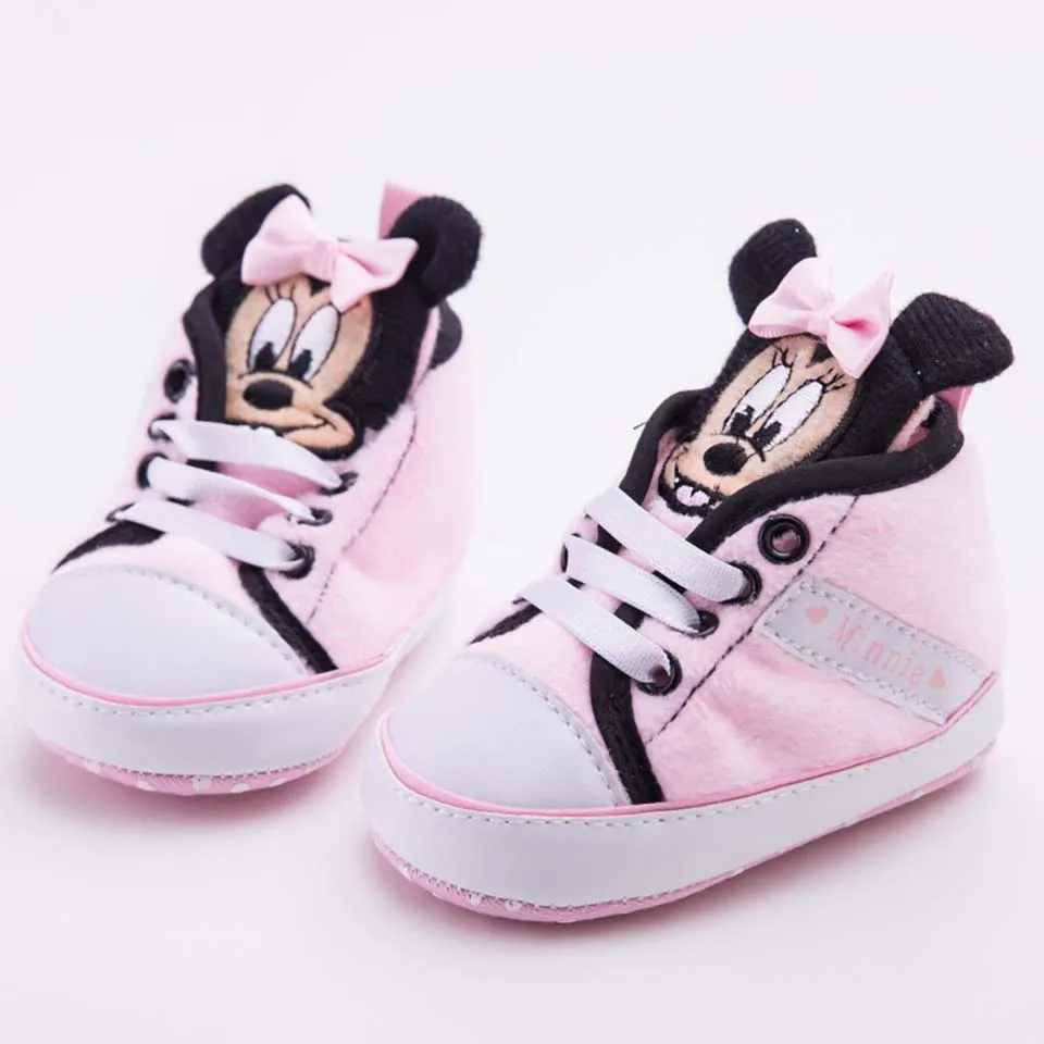 Baby Shoes Classic Canvas Baby Boy Shoes Spring Cotton Lace up Newborn Boy Girl Shoes First Walker Prewalker Toddler Infant 0-18 - Цвет: Pink