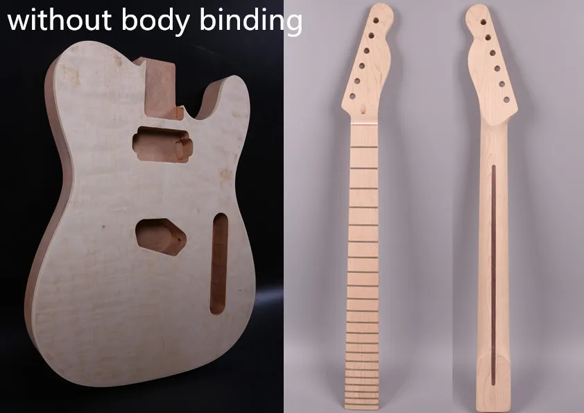 Unfinished DIY Guitar Body Maple Body For Fender ST Style Guitar MG