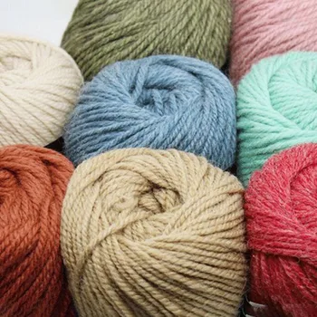 

100g Wool Crochet Yarn Multicolor Hand Knitting Supplies Multi purpose Soft DIY Sweater Hat Scarf Line Dyed Length 300M