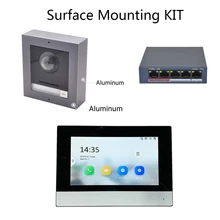 Hik многоязычный 802.3af POE комплект видеодомофона, IP дверной звонок, наружная камера и WiFi внутренний монитор Hik многоязычный 802.3af POE комплект видеодомофона, IP дверной звонок, наружная камера и WiFi внутренний монитор