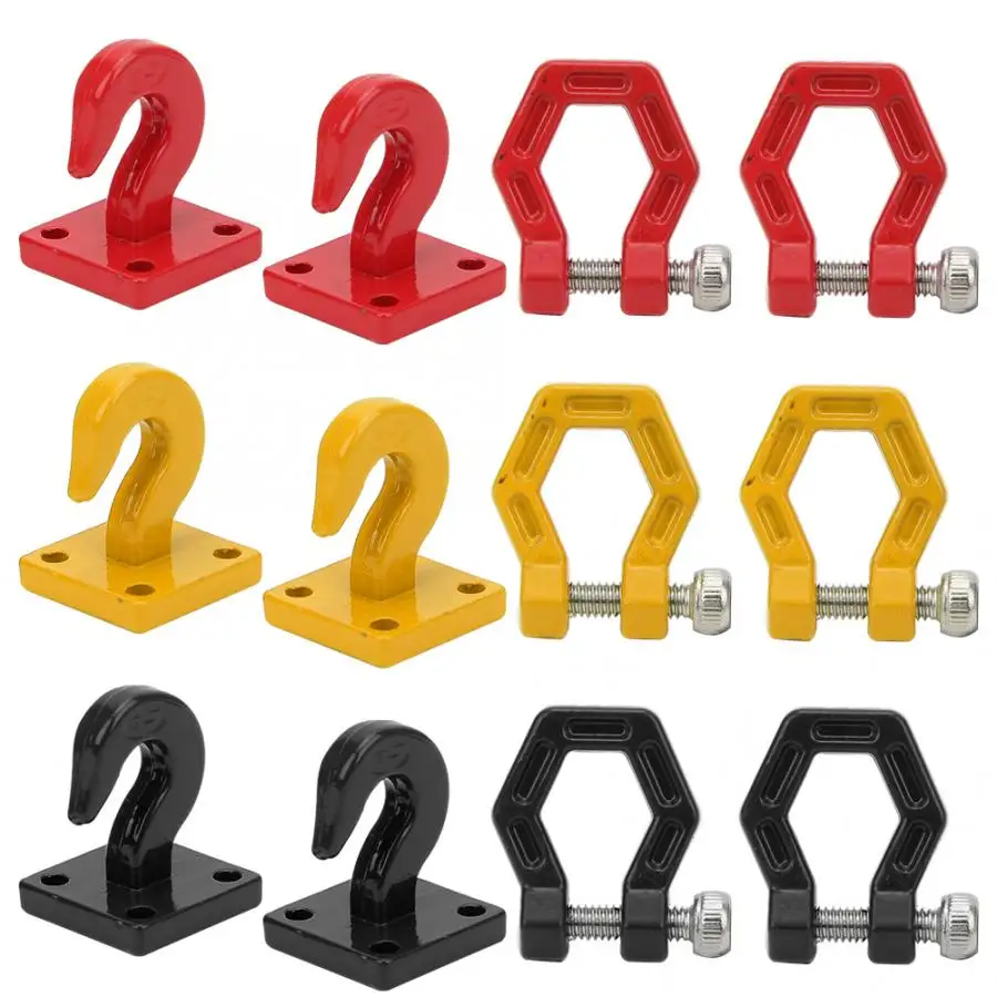 2 шт. металлический Радиоуправляемый трейлер крюк Скоба спасательный