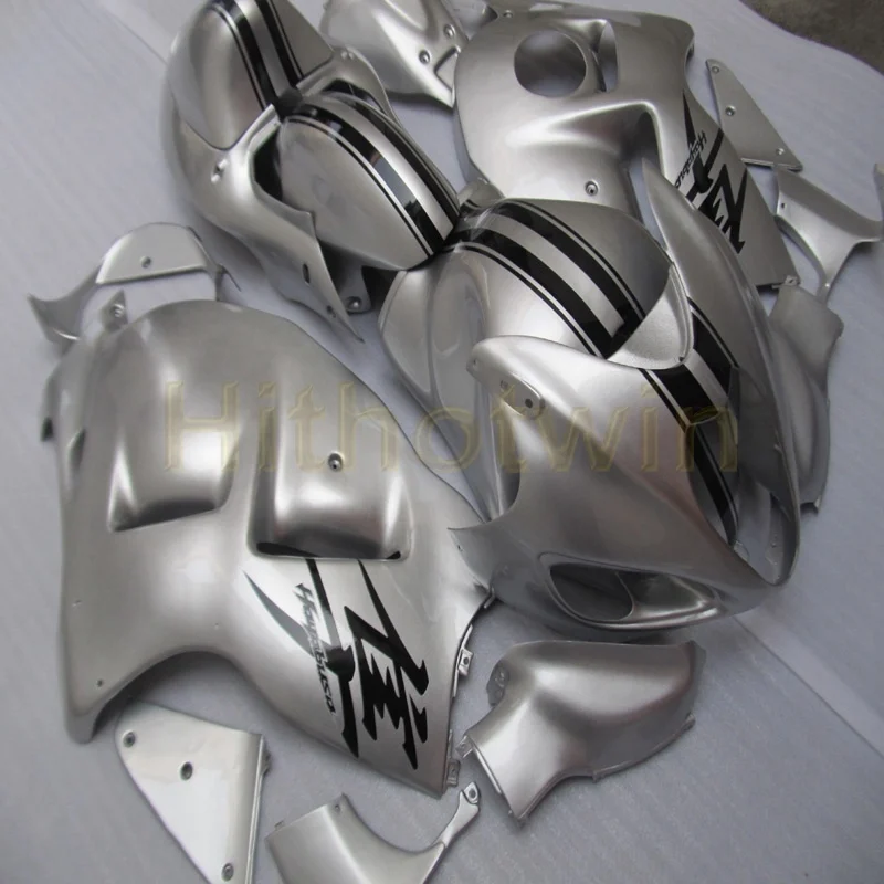 Пользовательские ABS Пластик Обтекатели для Suzuki GSX-R1300 1997-2007 год GSXR1300 97 98 99 00 01 02 03 04 05 06 07+ оранжевого белый - Цвет: H