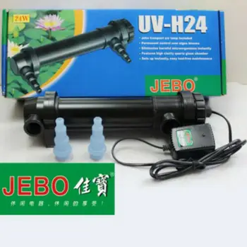 

JEBO UV 24W Wattage Sterilizer Lamp Light Ultraviolet Filter Clarifier Aquarium