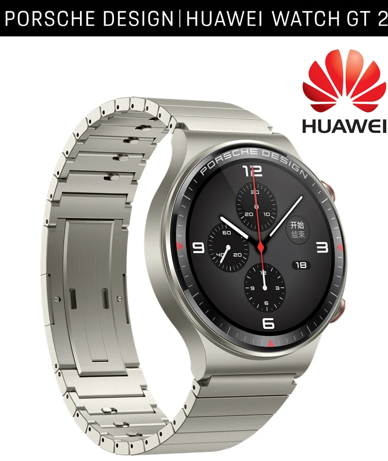 Смарт часы HUAWEI GT 2 PORSCHE дизайн Bluetooth Вызов Спорт Здоровье тренер мониторинг
