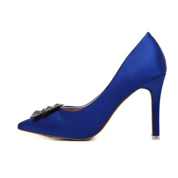 

WEIQIAONA Vrouwen Schoenen Hoge Hakken Vrouwen Sexy Hakken Pumps Wees Teen Zijde Stiletto Vrouwelijke Sexy Dunne Pompen Elegante