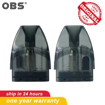 

Original OBS Cube Replacement Pods 4ml capacity 1.4ohm Resistance fit Cube pod starter vape kit electronic cigarettes atomizer