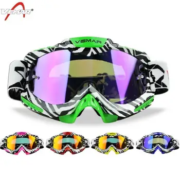 

VEMAR Motocross Off-Road Goggles Replaceable Lens Dirt Bike ATV Downhill DH MX Motorcycle Racing Eyewear Ski Snowboard Glasses