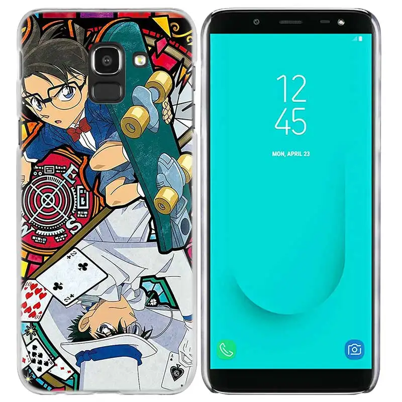 Детектив Конан чехол для samsung Galaxy S10 S10e 5G S9 S8 S7 край M40 M30 M20 M10 J8 J6 J4 плюс