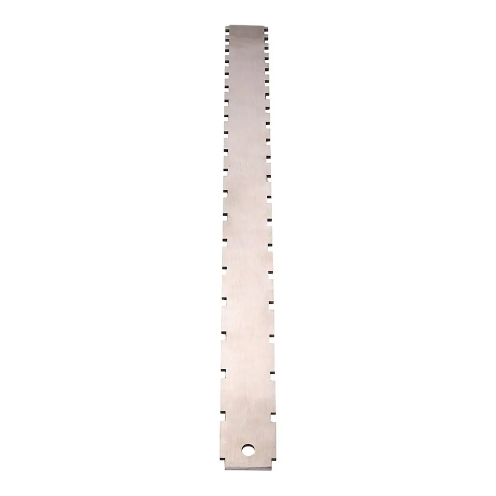 

Guitar Neck Notched Straight Edge Luthiers Tool for Most Electric Guitars for Gibson Fretboard and Frets Stainless Steel