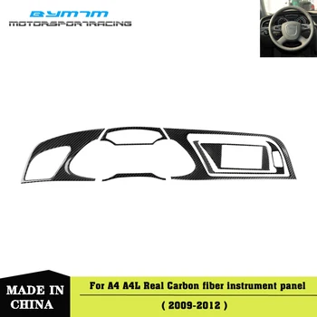 شراءReal Carbon Fiber Instrument Panel Cluster Meter Dashboard Trim For AUDI A4 A4L