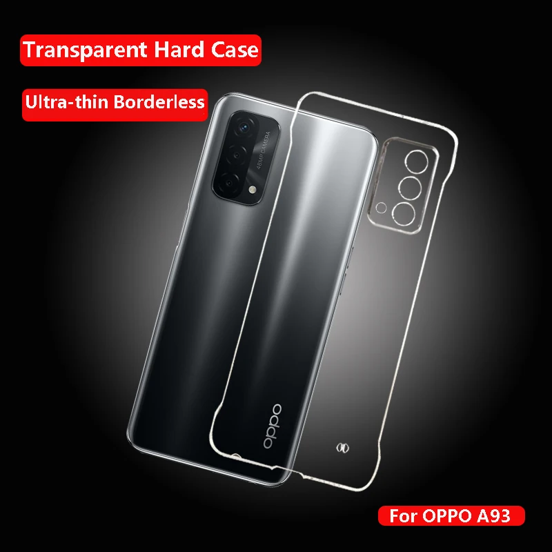 Ultra Fino Trasparente Per Oppo A93 A95 5G A55 Trova X2 X2Pro X3 X3Pro Luxo Casca Dura Sem Fronteiras Caso De