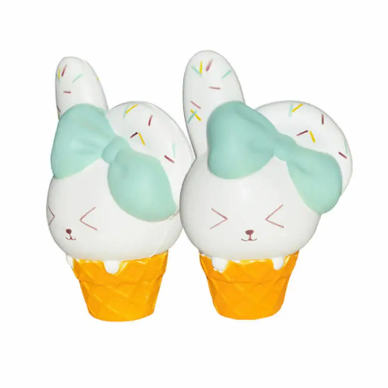 Artificial Ice Cream Rabbit Toy Gift Slow Rising Cute Kids Squeeze Toy Pressure Relief Hot