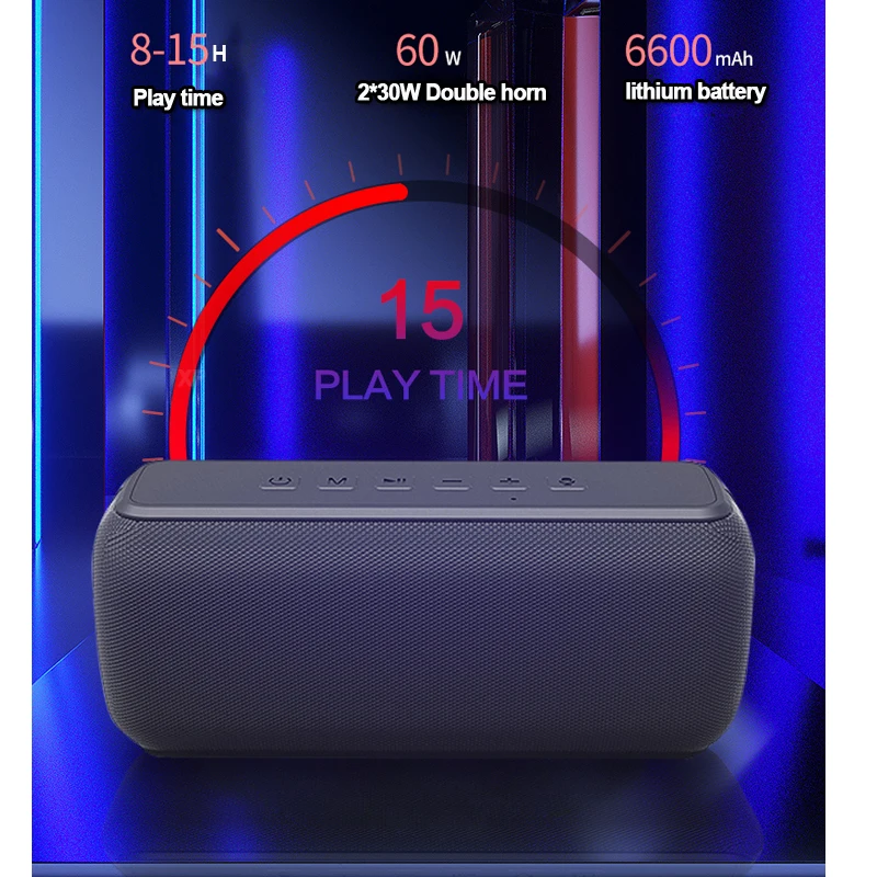 XDOBO X8 60W portable speaker high power bluetooth speaker deep bass TWS stereo subwoofer sound bar speaker supports TF AUX card XDOBO X8 60W portable speaker high power bluetooth speaker deep bass TWS stereo subwoofer sound bar speaker supports TF AUX card
