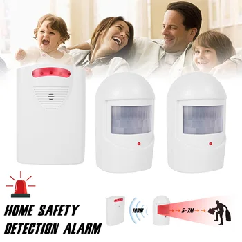 

Wireless Home Security Motion Detector Alarm PIR MP Alert Infrared Sensor Anti-theft Motion Detector Alarm System Siren