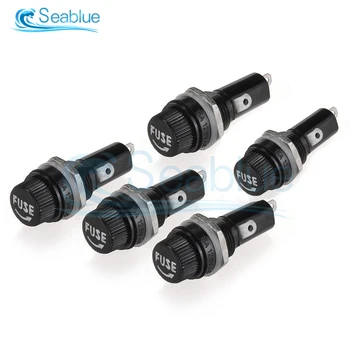 

5Pcs/lot 5x20mm Glass Fuse Holders 5*20 Insurance Tube Socket Fuse Holder For Electric Equipment Motorcycle Car Truck SUV