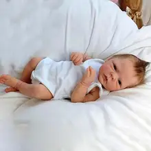 

46 cm Reborn Baby simulation baby reborn doll Reborn Levi Newborn Baby Doll Bebe Real Lol Silicone Doll Bebe Reborn
