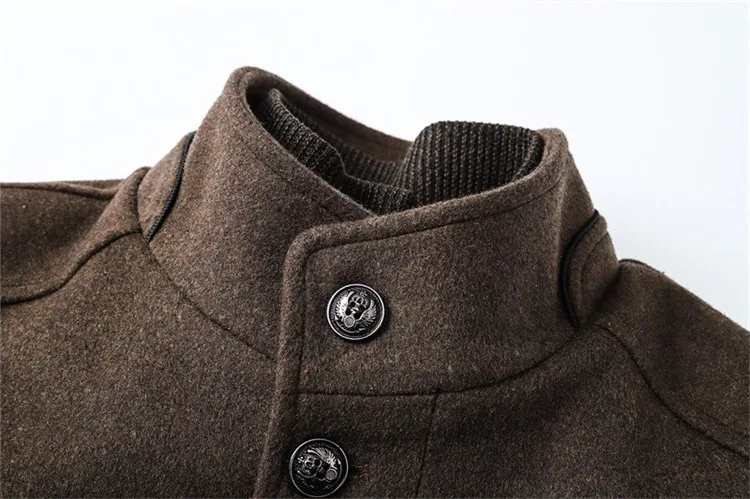 Mountainskin зимняя мужская куртка из шерсти приталенное плотное теплое пальто с регулируемым жилетом мужские шерстяные куртки Мужская брендовая одежда SA857