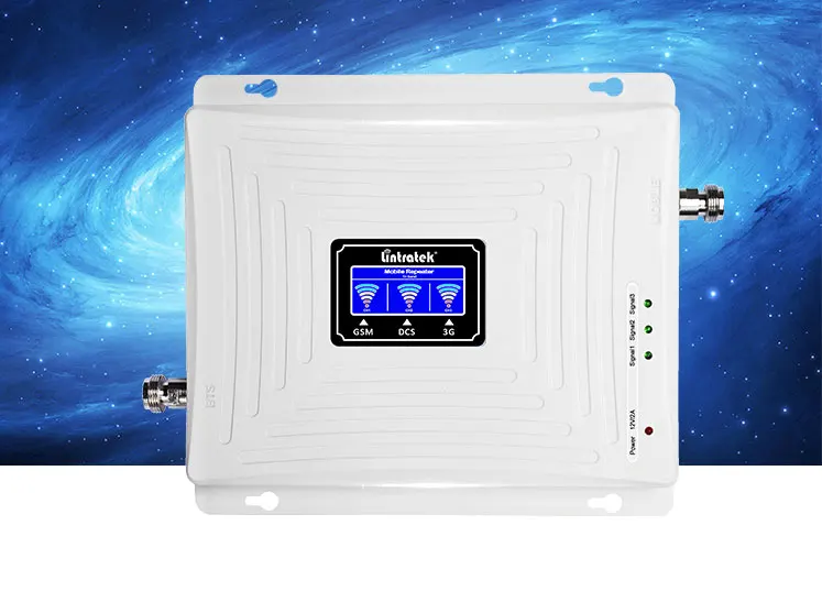 Lintratek трехдиапазонный усилитель сигнала 4g GSM Wcdma 2100 LTE 2600 3G 4g ретранслятор сотовый телефон голосовой интернет-усилитель сигнала