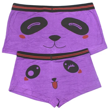 

modal cotton soft cartoon pattern cute couple underpants free size low waist