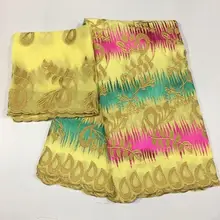 Вышивка кружевная ткань dentelle швейцарские кружева ткань из Дубая вуаль Швейцарии в нигерийском стиле кружевных тканей 7 ярдов/лот